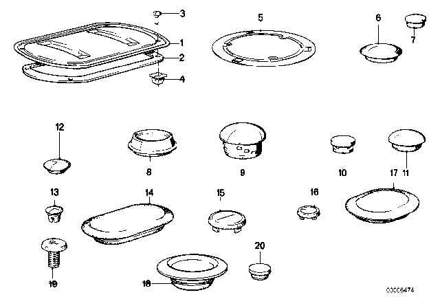 1990 BMW 325i  Screw Plug Diagram for 51711913007
