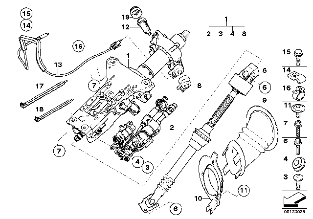 2005 BMW 525i  Torx Bolt Diagram for 32306778609