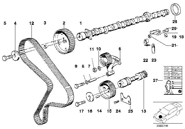 1985 BMW 524td  Washer Diagram for 11311285603