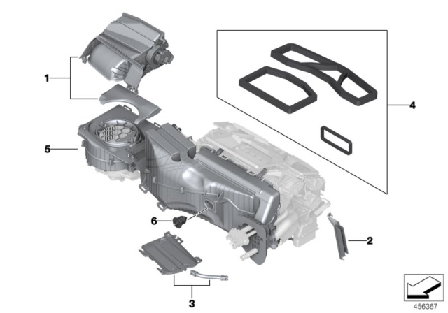 2019 BMW X5  INTAKE HOUSING Diagram for 64119460552