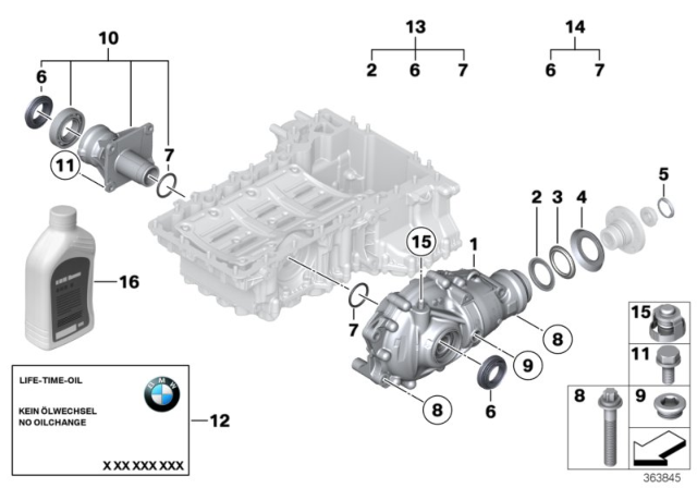 2008 BMW 528xi  Hex Bolt With Washer Diagram for 31517547750
