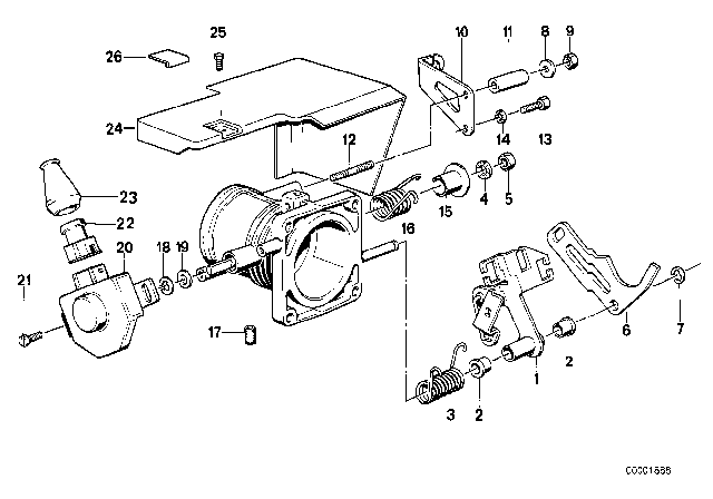 1992 BMW 735i  Plug Housing Diagram for 12521707321