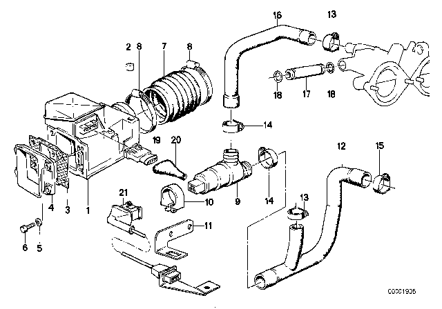 1987 BMW M6 Fillister Head Screw Diagram for 07119919967