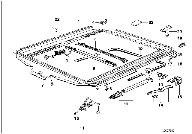 1993 BMW 318is  Torx-Bolt With Washer Diagram for 54128130016