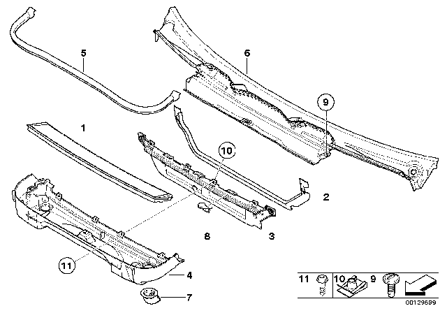 2004 BMW X3  Water Outlet Valve Diagram for 64318370067