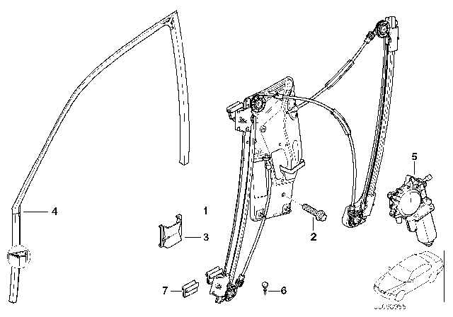 2003 BMW 525i  Damper Diagram for 51338257714