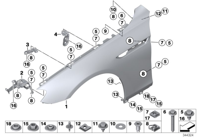 2013 BMW 640i  Hex Head Screw With Washer Diagram for 07143421225