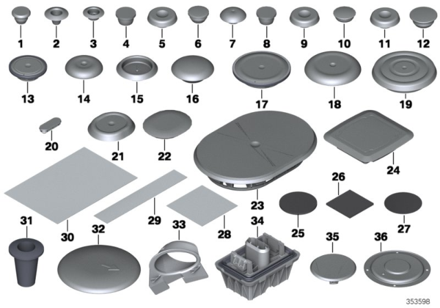 2012 BMW 128i  Mucket, Vent Pipe Diagram for 51717179838