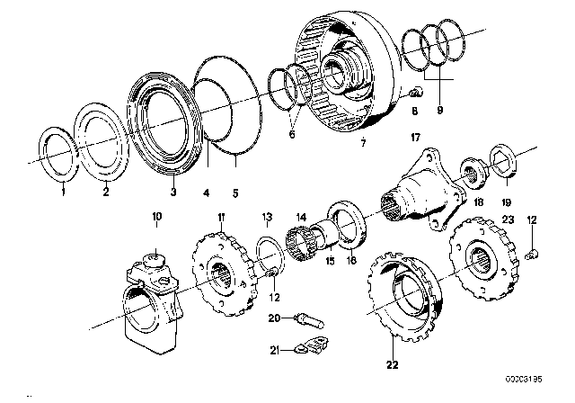 1985 BMW 735i  Pulse Generator Diagram for 24341218551