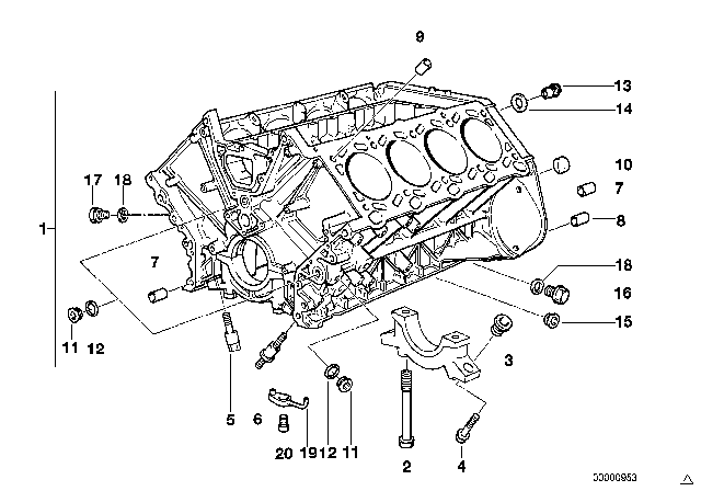 2003 BMW Alpina V8 Roadster  Collar Screw Diagram for 11111745188