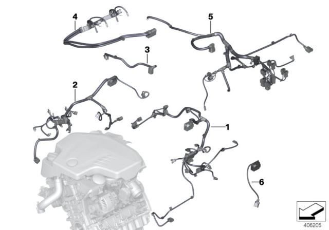 2016 BMW 320i xDrive  Coolant Water Pump Diagram for 11517597715