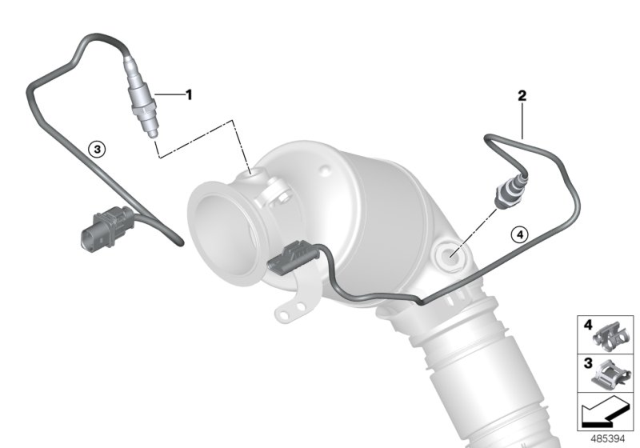 2019 BMW M5  Cable Clamp Diagram for 11117672167