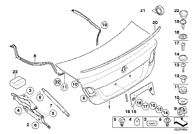 2013 BMW 328i xDrive  Adhesive Pad Diagram for 51187138968