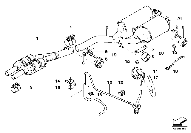 2005 BMW 760i  Hex Nut Diagram for 07119904920
