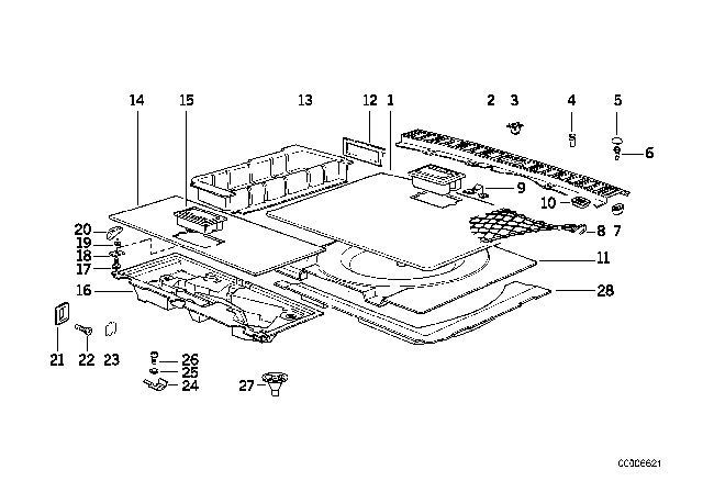 1995 BMW 525i Clamp Diagram for 51431948949