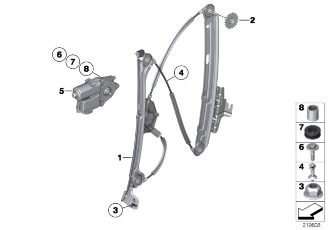 2014 BMW 550i GT xDrive  Bush Diagram for 07147255905