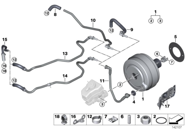 2006 BMW 325xi  Vacuum Pipe Diagram for 34336769621