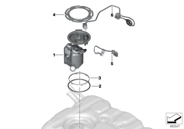 2018 BMW 530e xDrive  ADAPTER LEAD Diagram for 16117391623