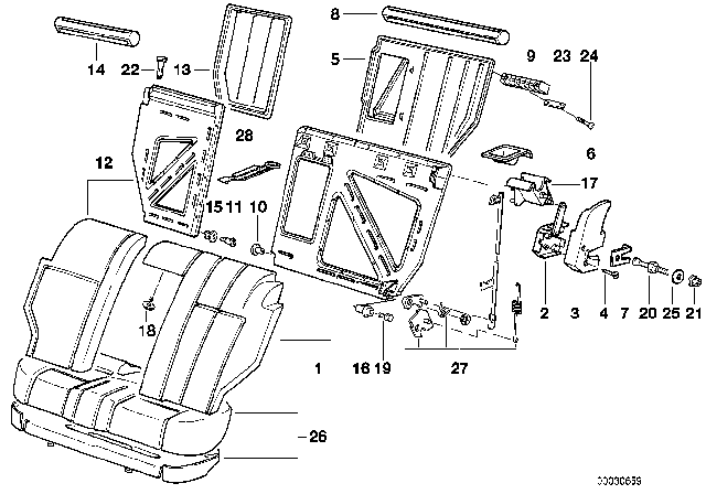 1995 BMW 530i  Hex Bolt With Washer Diagram for 31311136465