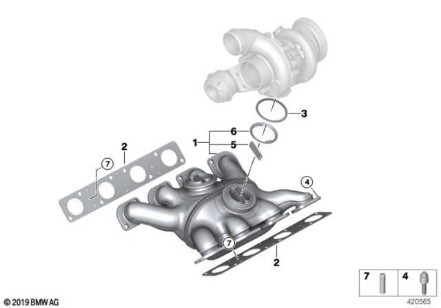 2012 BMW X5 M  Asa-Bolt Diagram for 11627589103
