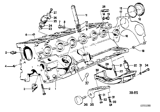 1986 BMW 528e  Screw Plug Diagram for 07119919228