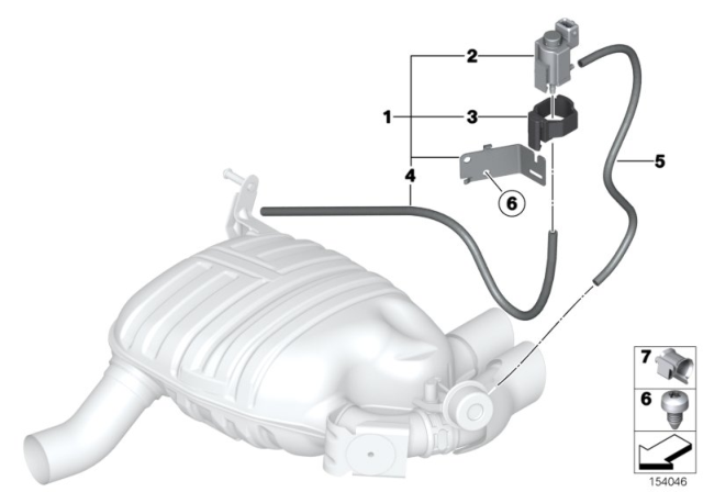 2013 BMW X1  Cable Strap With Bracket Diagram for 61139140702