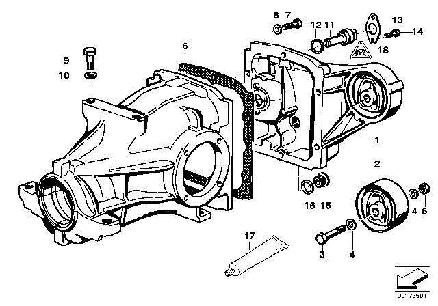 2000 BMW Z3  Hex Bolt Diagram for 07119911704