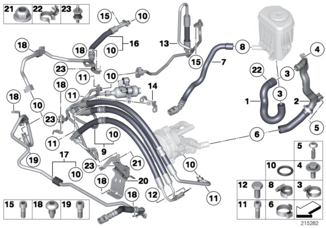 2013 BMW 550i  Isa Screw Diagram for 07129905769