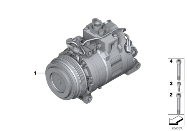 2015 BMW 760Li  Fillister Head Screw Diagram for 07129905907