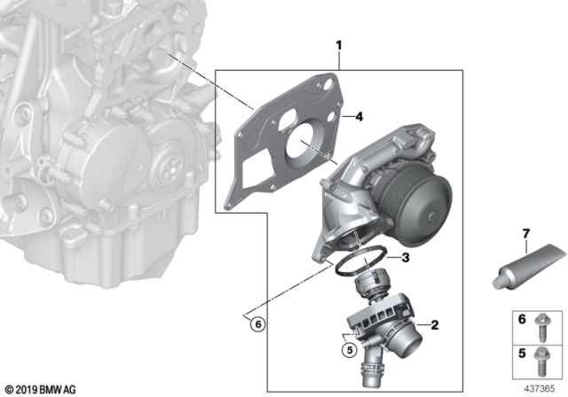 2015 BMW i8  Intermediate Plate Assy Diagram for 11518623579