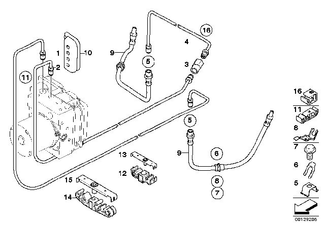 2010 BMW X3  Pipe Diagram for 34326755602
