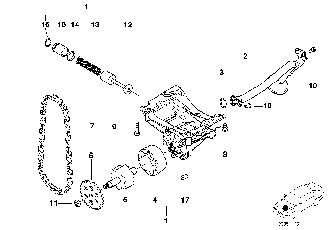 2001 BMW Z3  Suction Pipe Diagram for 11417503262