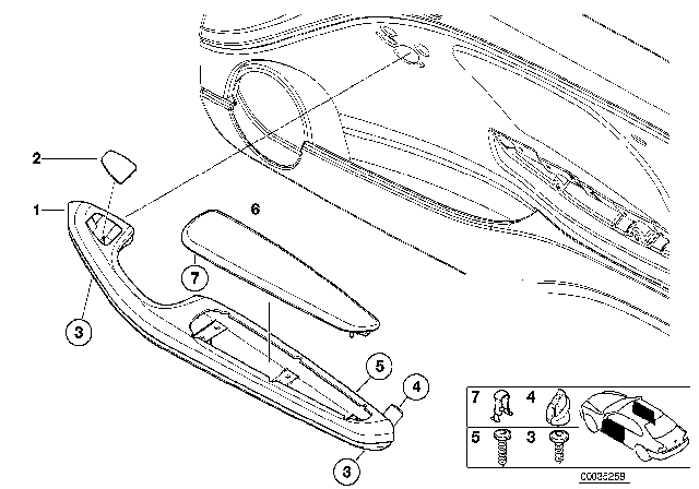 2002 BMW M3  Clamp Diagram for 51438252477
