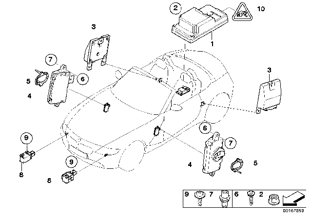 2003 BMW Z4 Fillister Head Screw Diagram for 07147114436