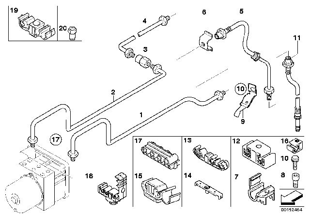 2003 BMW Z4  Pipe Diagram for 34326755649