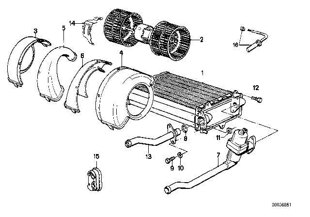 1990 BMW M3  Shackle Diagram for 64111375620
