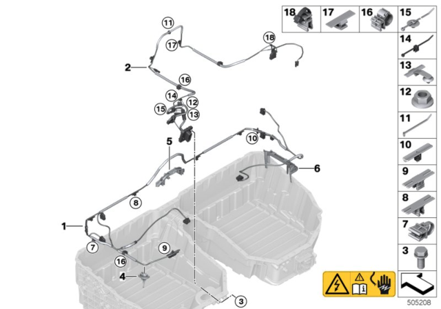 2020 BMW 745e xDrive  Hex Bolt Diagram for 07119906043
