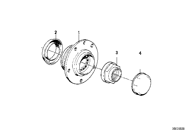 1989 BMW 325i  Cup Diagram for 31211126790