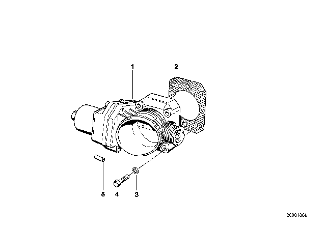 1998 BMW 750iL  Hex Bolt With Washer Diagram for 13541741490