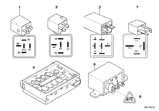 2006 BMW M6  Socket Housing Diagram for 61137699635