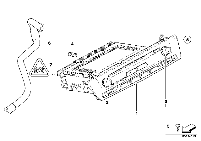 2003 BMW Z4 Plug Housing Diagram for 61138384580