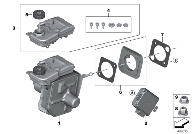 2020 BMW X5  CONTAINER PLUG Diagram for 34516891141