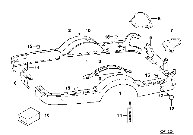 2002 BMW X5 Pin Diagram for 51718108229