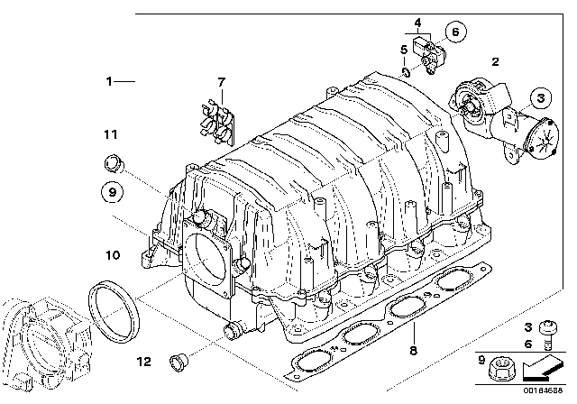 2007 BMW Alpina B7  Drive Unit Diagram for 11617505805