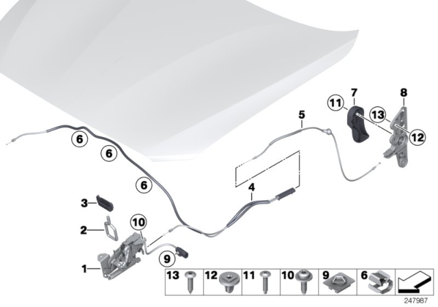 2016 BMW M2  Combination Bracket Diagram for 51437326365