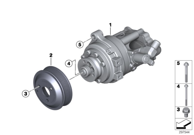 2013 BMW 760Li  Screw Diagram for 07119907223