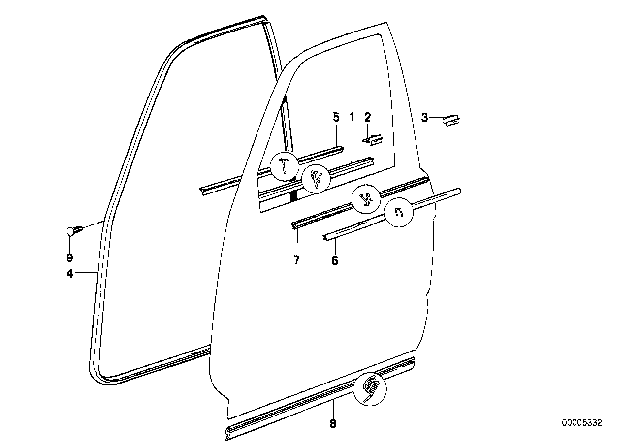 1993 BMW 740i  Clamp Diagram for 51211928189