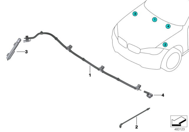 2018 BMW X5  Pulse Eliminator Diagram for 61667404885