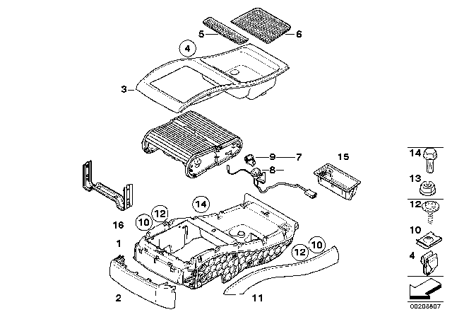 2009 BMW X6  Front Floor Mat Diagram for 51169129180