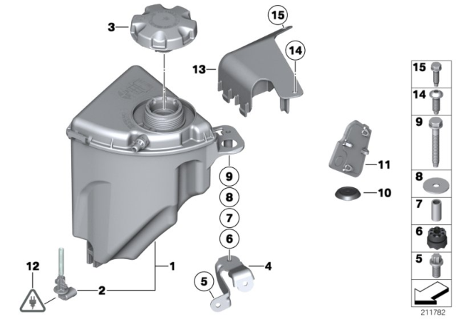 2018 BMW 640i xDrive Gran Coupe  Cover Diagram for 17137803015